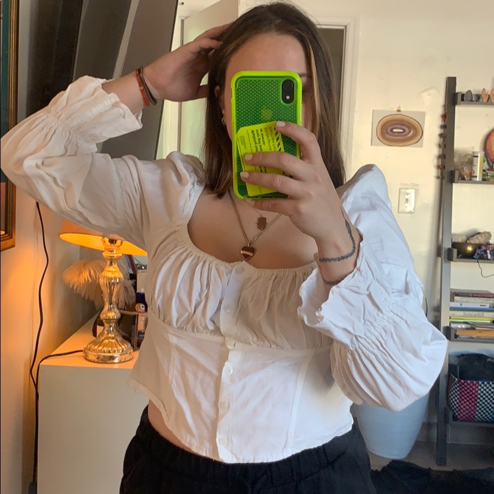 White Peasant Shirt